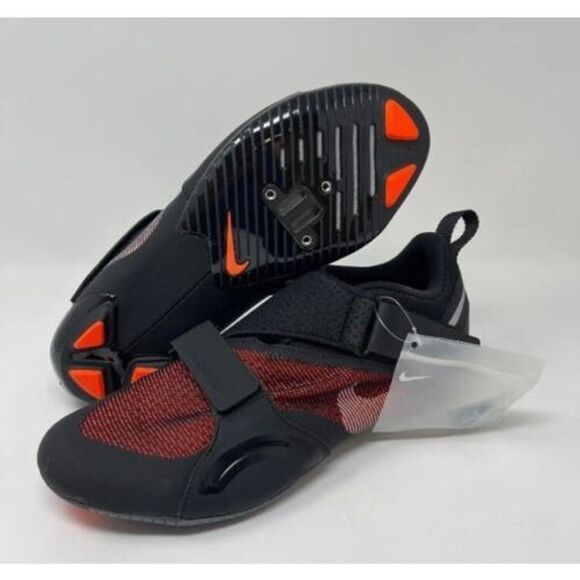 Nike Superrep Cycle Orange Black Cycling Shoes Men's Size 10 and 10.5 CW2191-008 - Picture 2 of 5